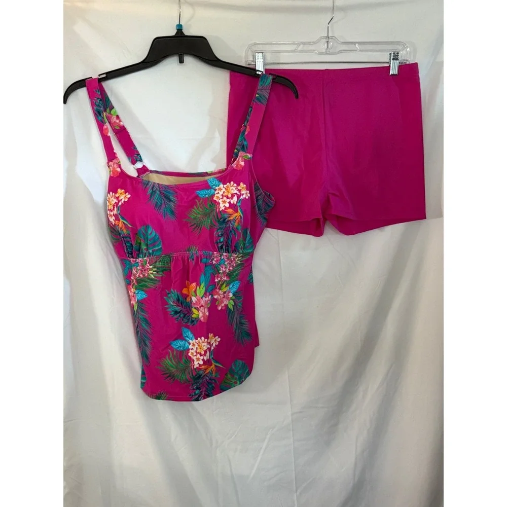 Kim Gravel Bathing Suit (2 Pieces ) Tank top, shorts, SIZE 12 - Picture 12 of 14